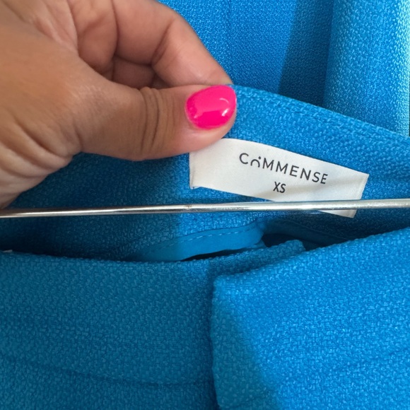 NWT Commense Blue Buttoned Vest and Shorts Set - Picture 10 of 12